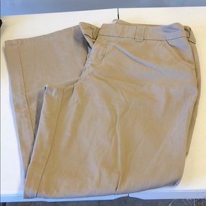 Wide leg dress pants.